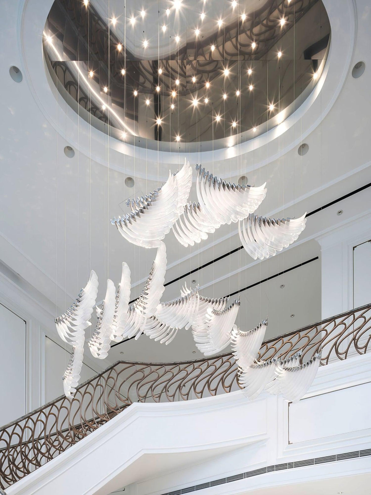 Tiered Kronleuchter Postmodern Luxus Palmette