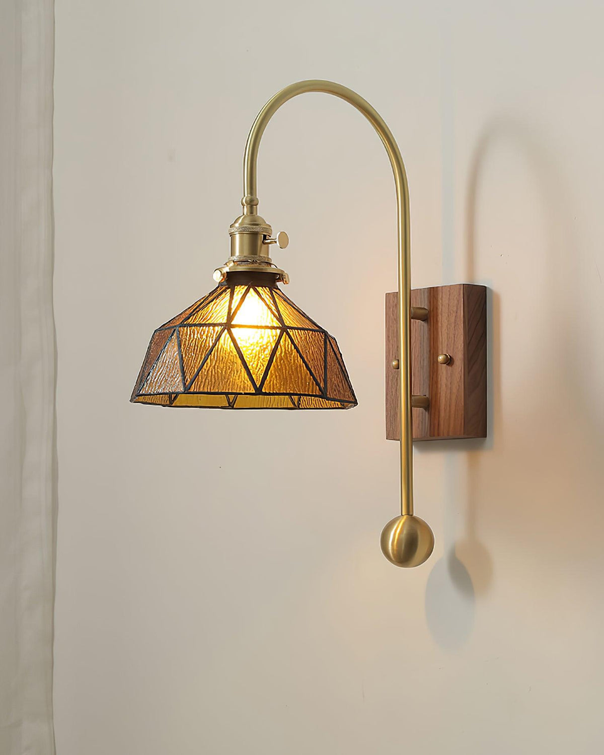 Vorelle Vintage gefärbte Wandleuchte