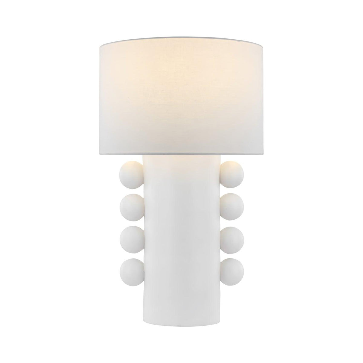 Nixu Tischleuchte aus Stoff in whimsischem Design