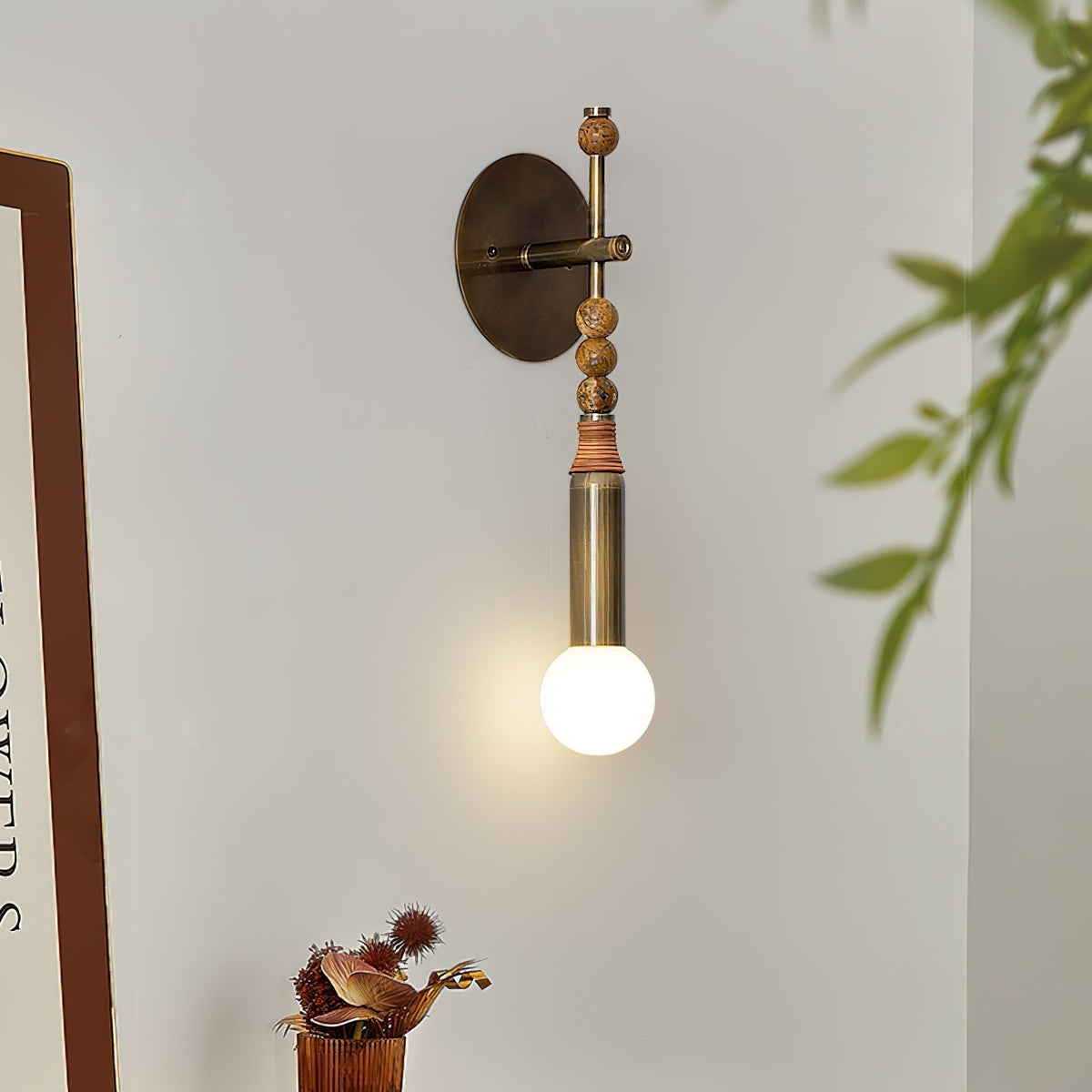 Mariselia zeitgenössische minimalistische Marmor-Wandleuchte