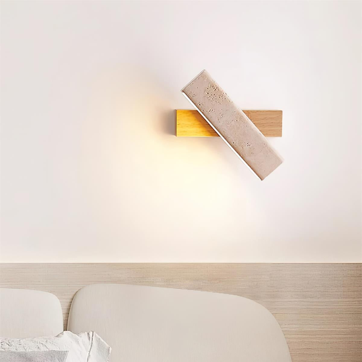 Novra Travertine Wandleuchte