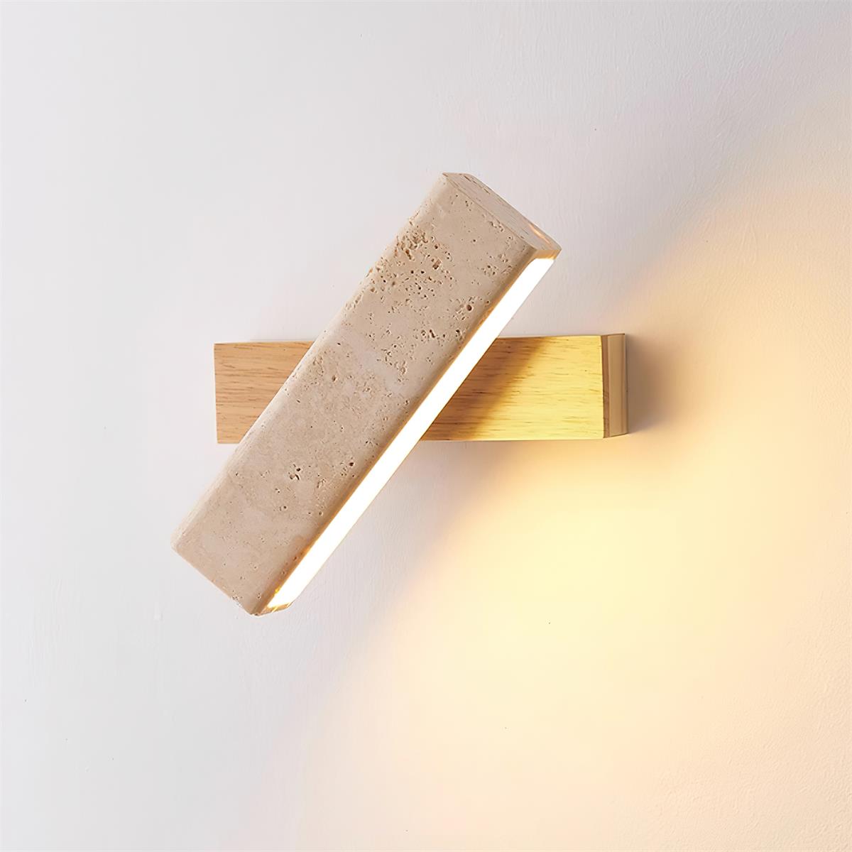 Novra Travertine Wandleuchte