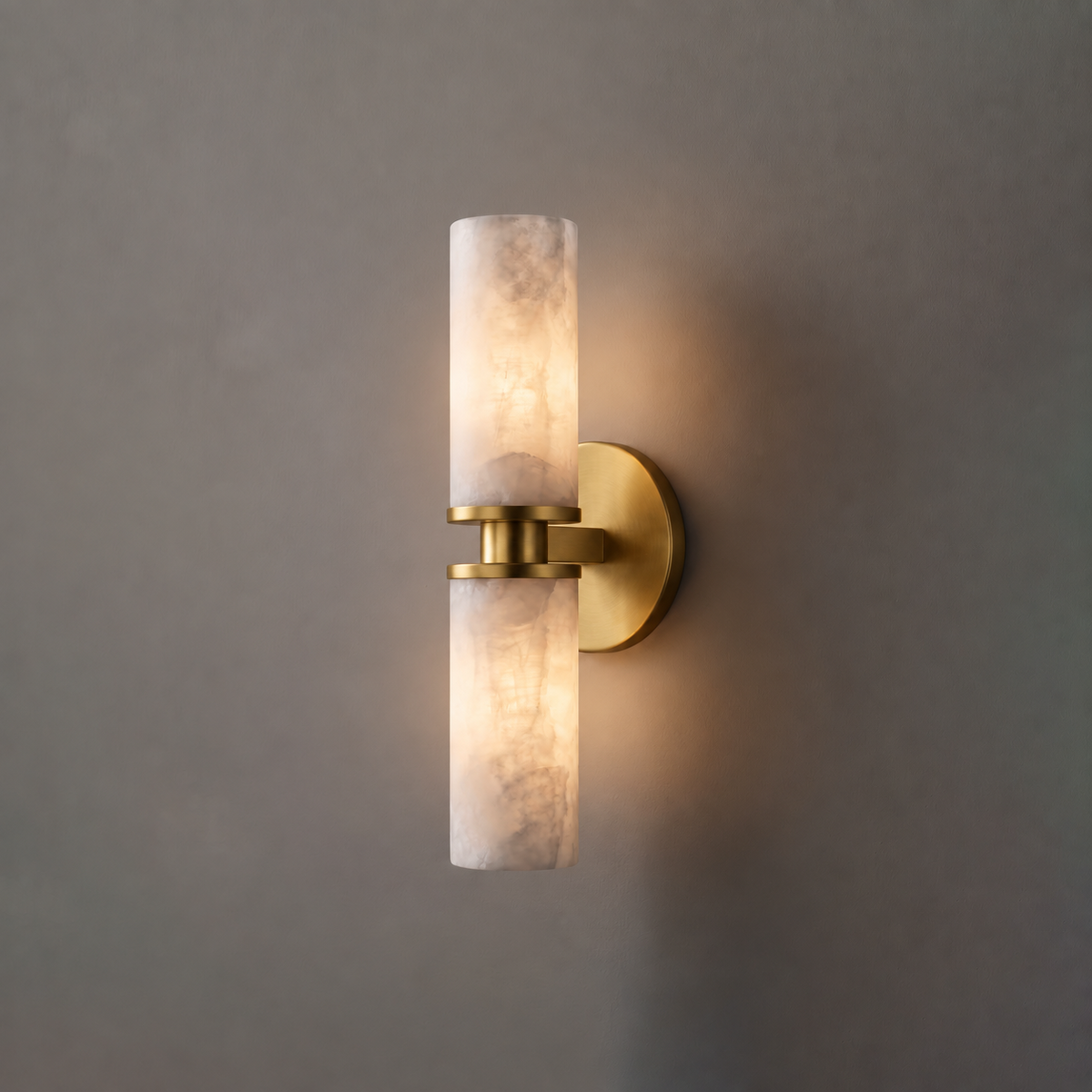 Everstone Alabaster-Wandleuchte