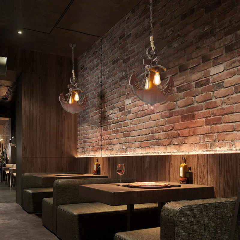 Epoch Retro LED Holz Pendelleuchte Wohnzimmer Esszimmer