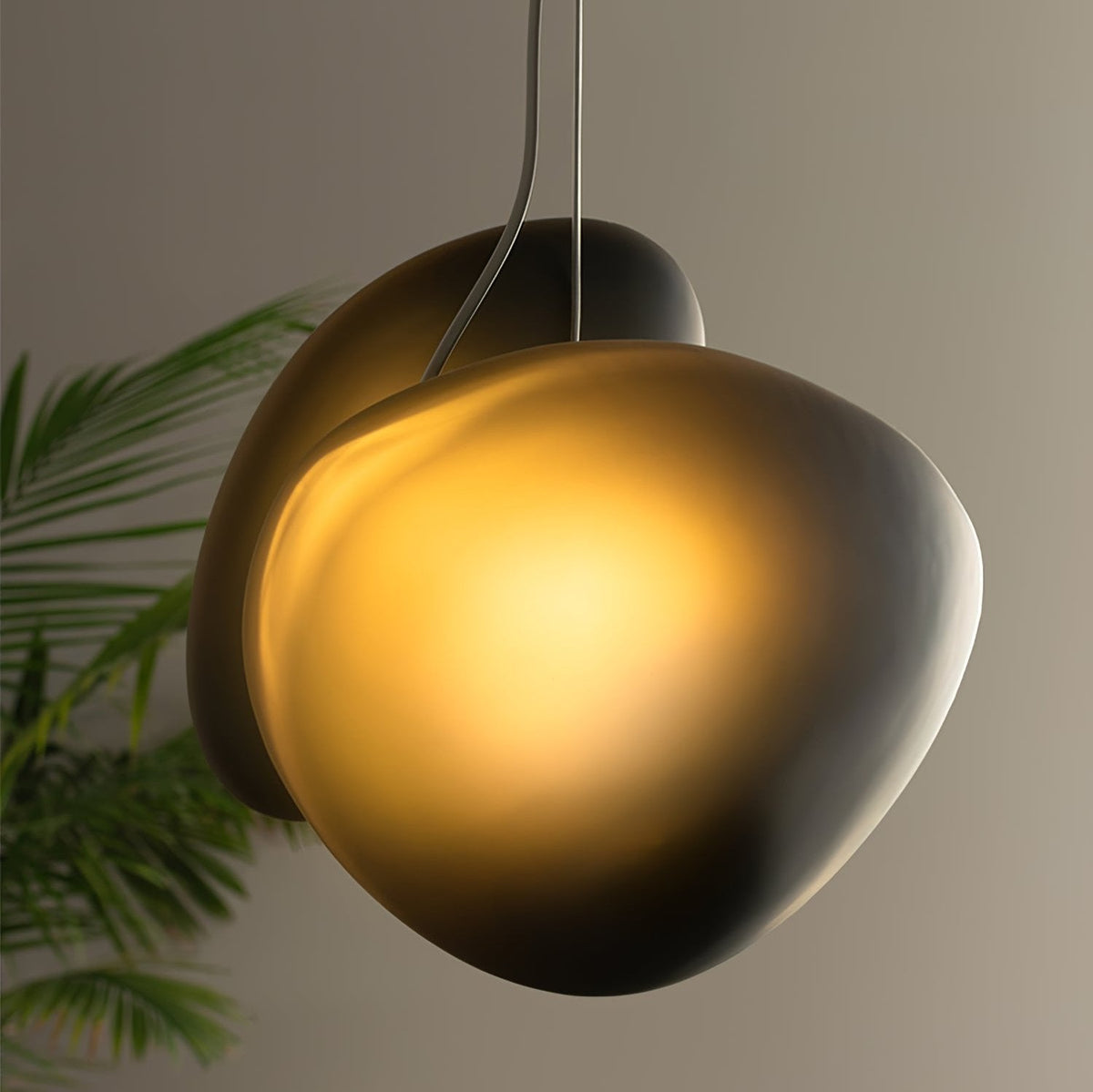 Nivelle Transluzente Milchglas-Pendelleuchte