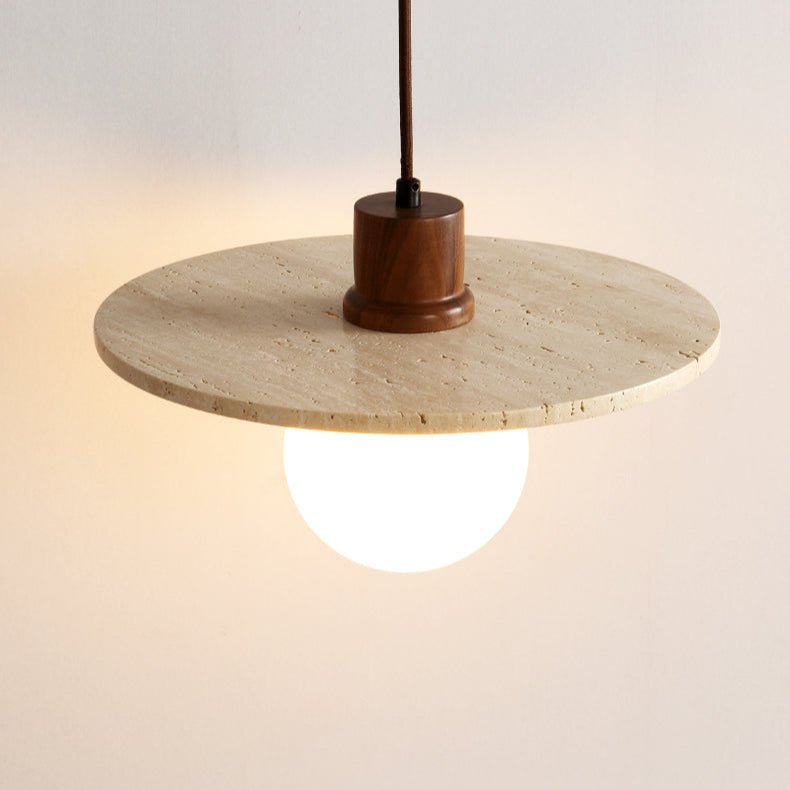 Tavuia Travertine-Halo-Pendelleuchte