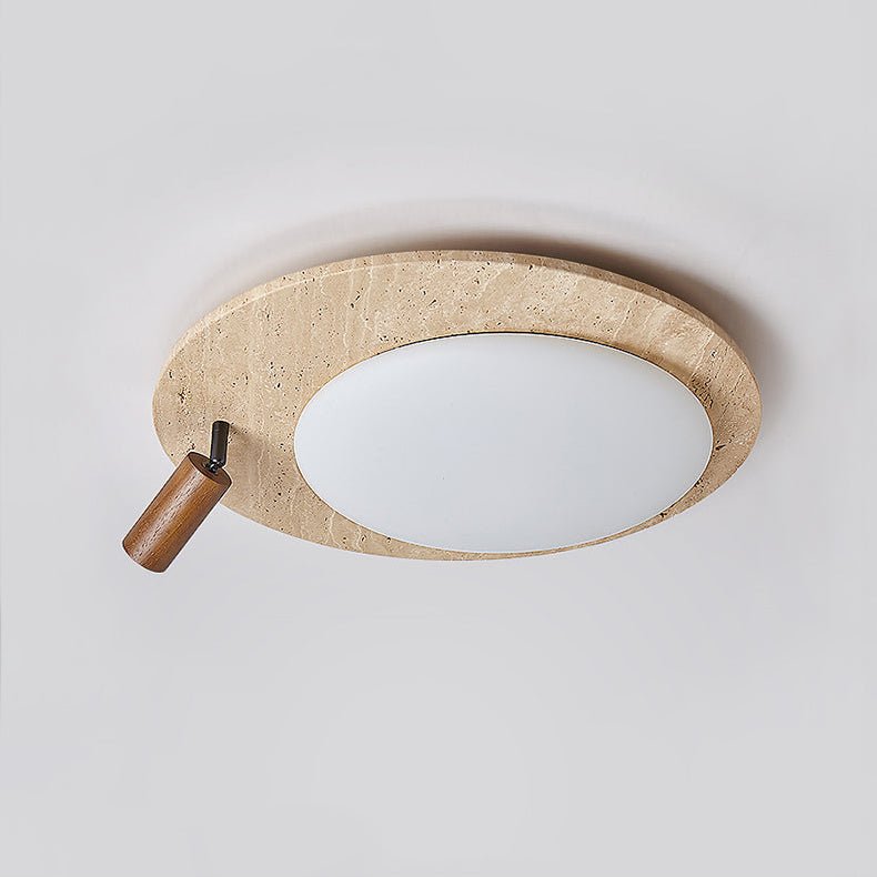Nivorne Travertine Oval Knob Deckenleuchte