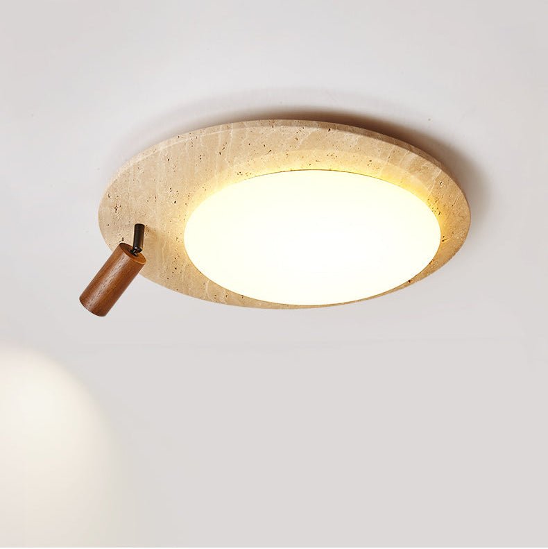 Nivorne Travertine Oval Knob Deckenleuchte