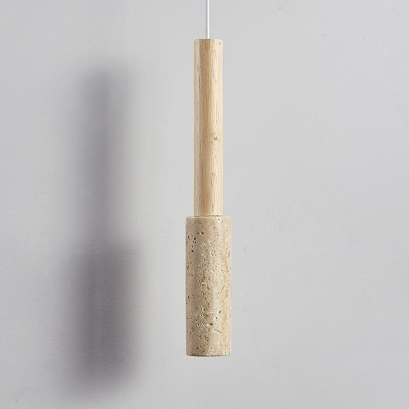 Mercer Travertine-Stick-Pendelleuchte