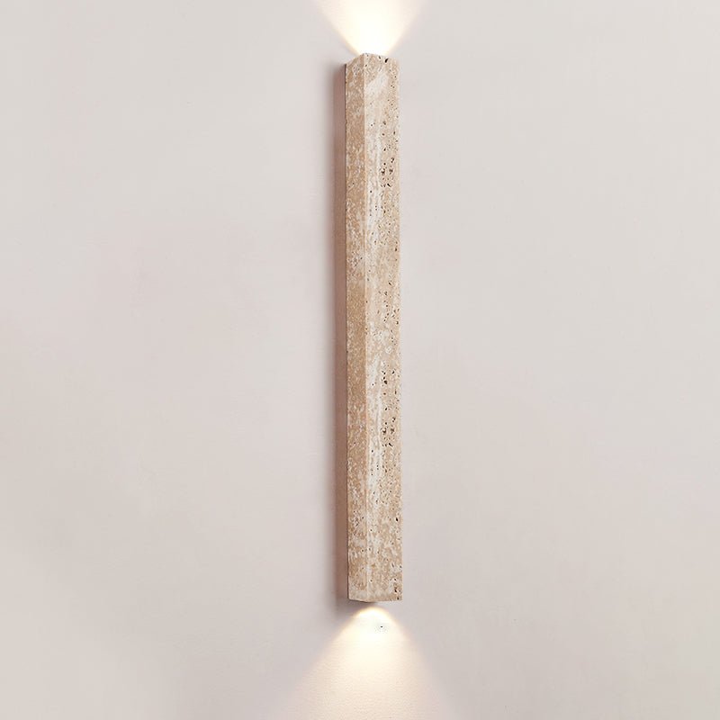 Elian Travertin-Platte Wandleuchte