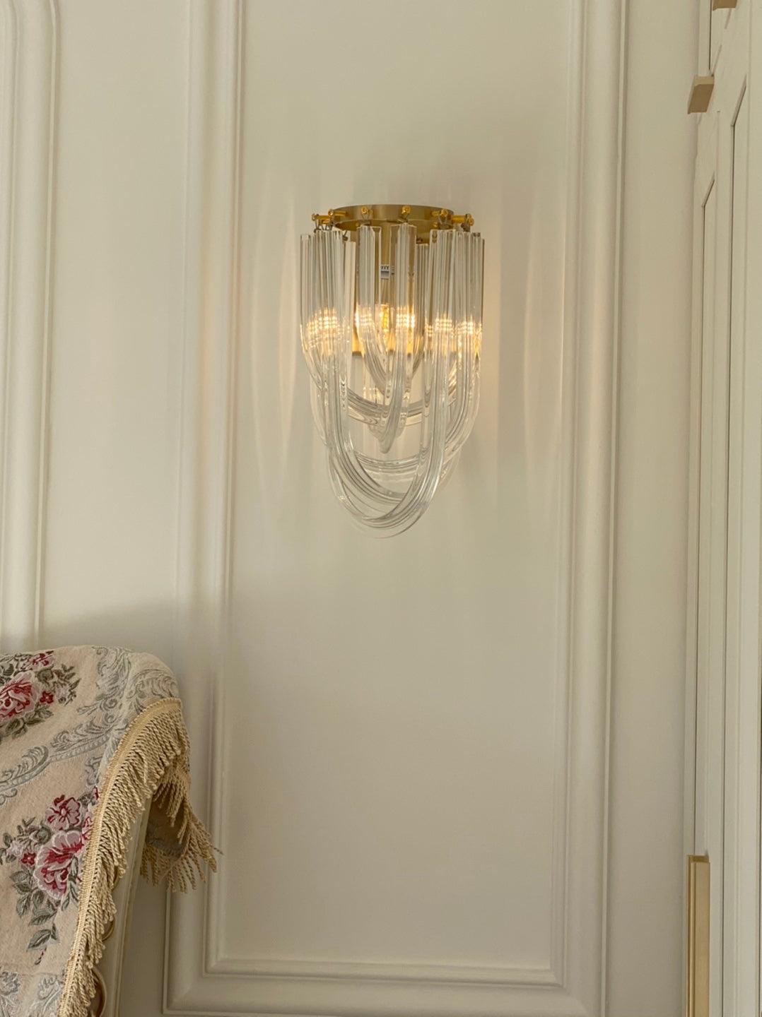 Aurelix Trevi Wandleuchte aus Glas