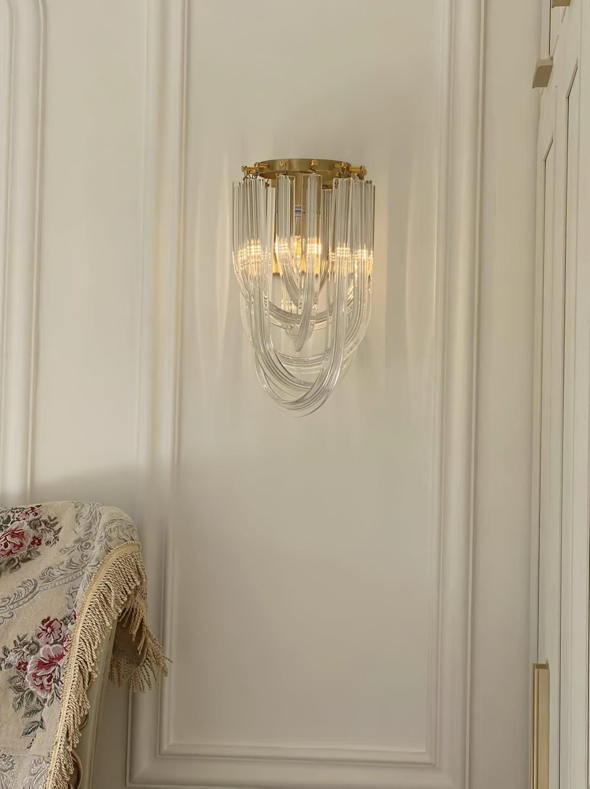 Aurelix Trevi Wandleuchte aus Glas