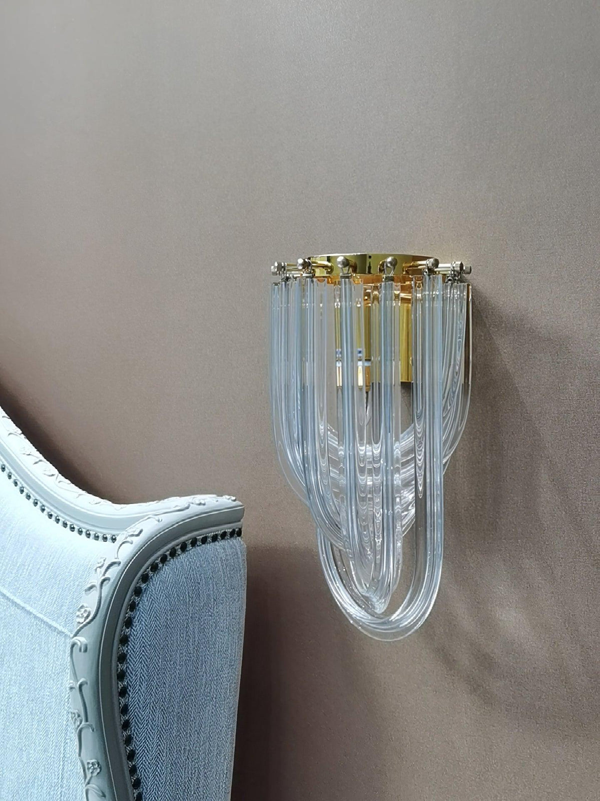 Aurelix Trevi Wandleuchte aus Glas