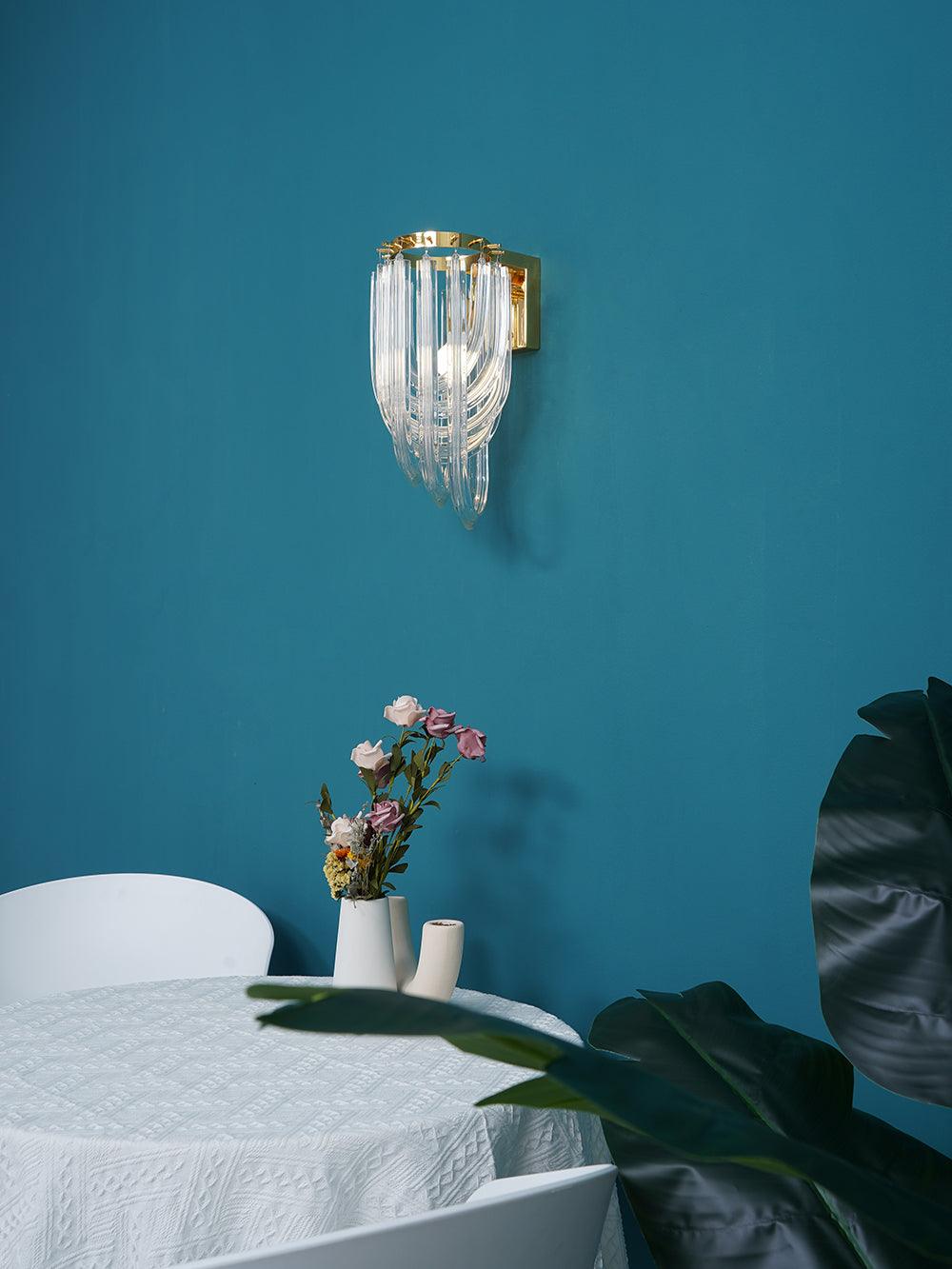 Aurelix Trevi Wandleuchte aus Glas