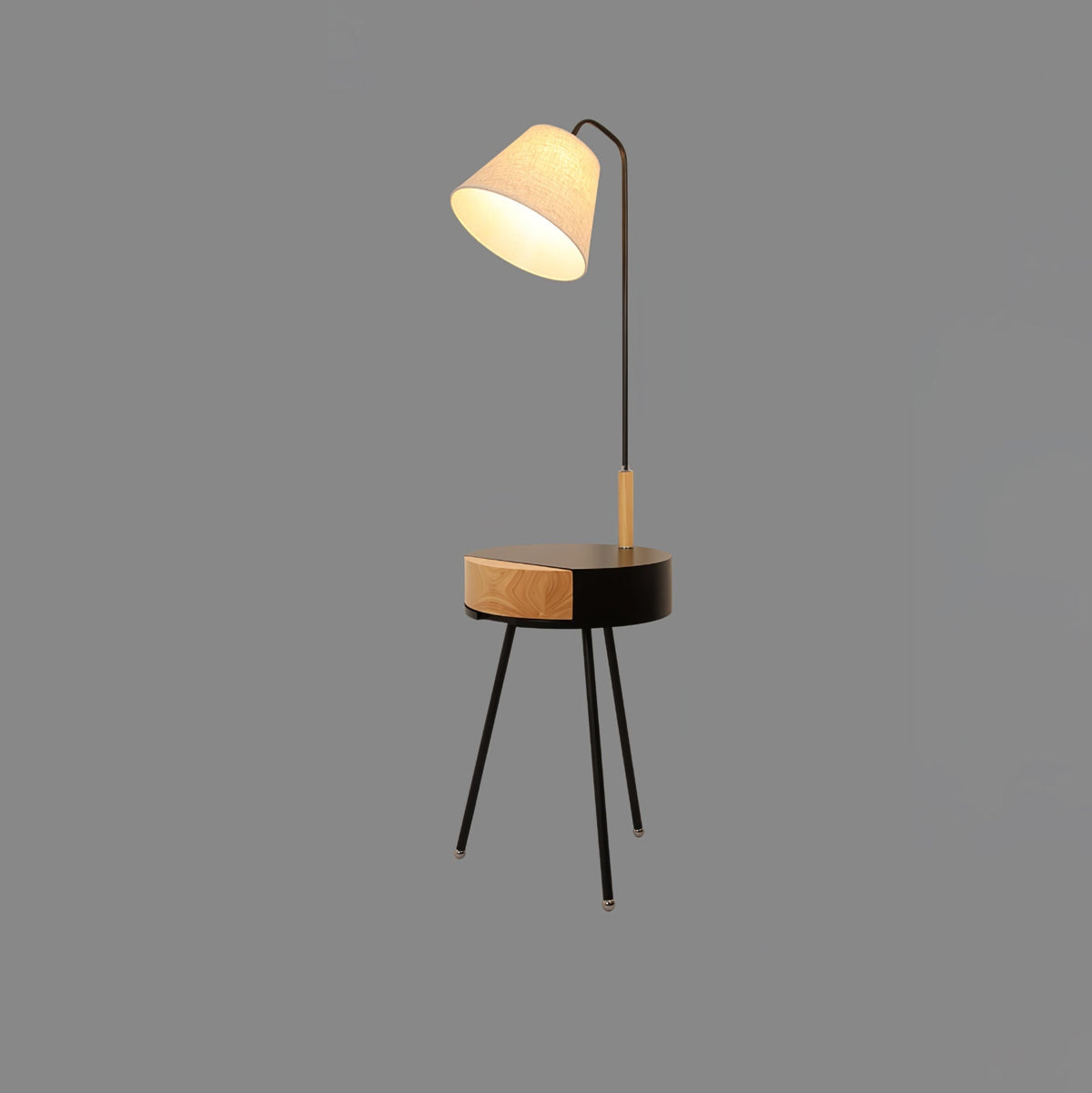 Lumo Tripod-Stehleuchte aus Stoff