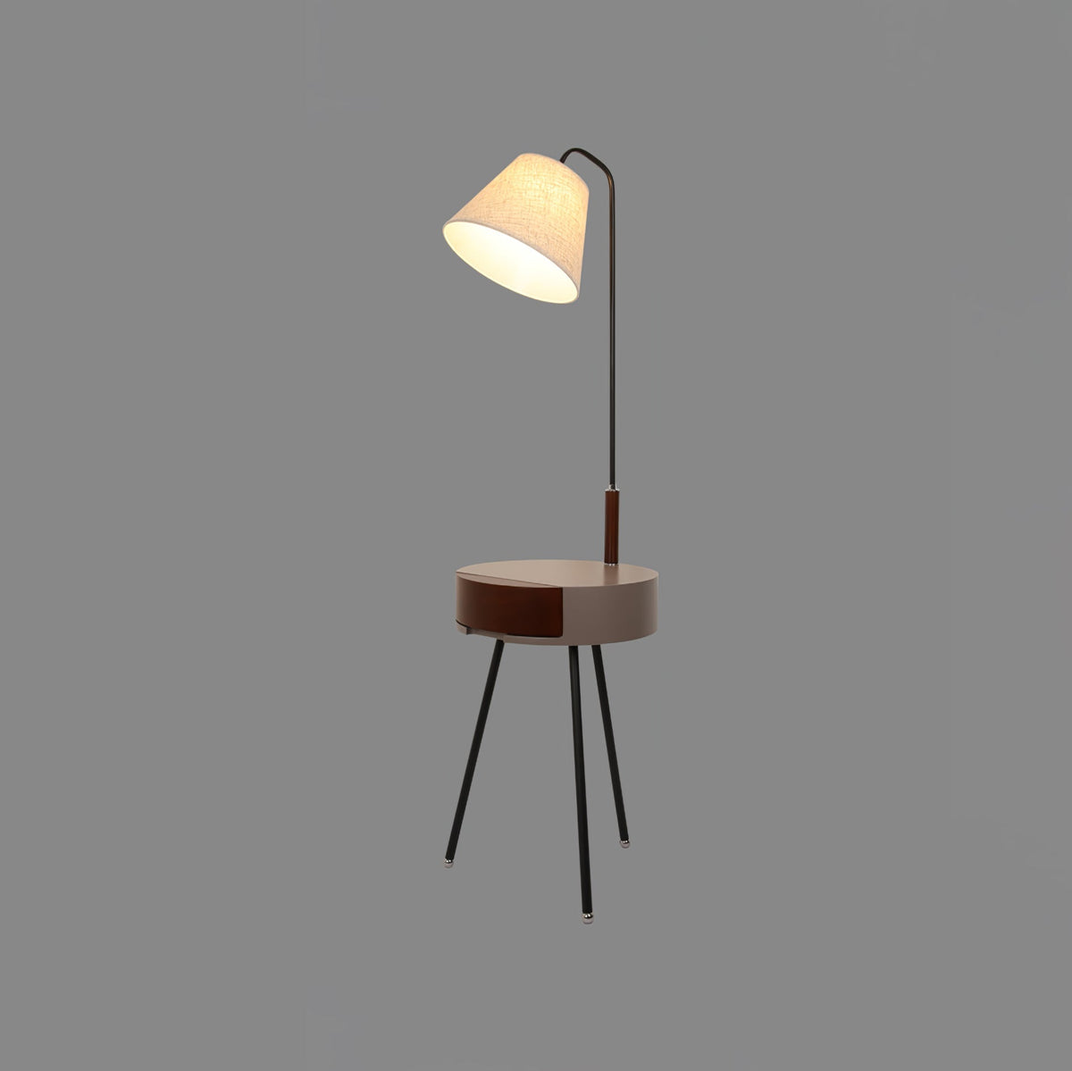 Lumo Tripod-Stehleuchte aus Stoff