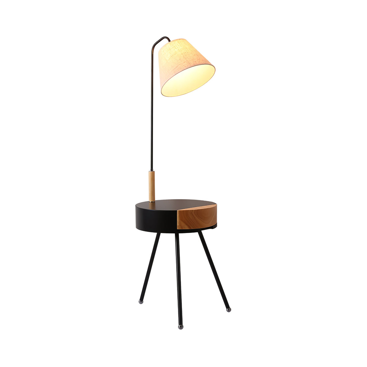 Lumo Tripod-Stehleuchte aus Stoff