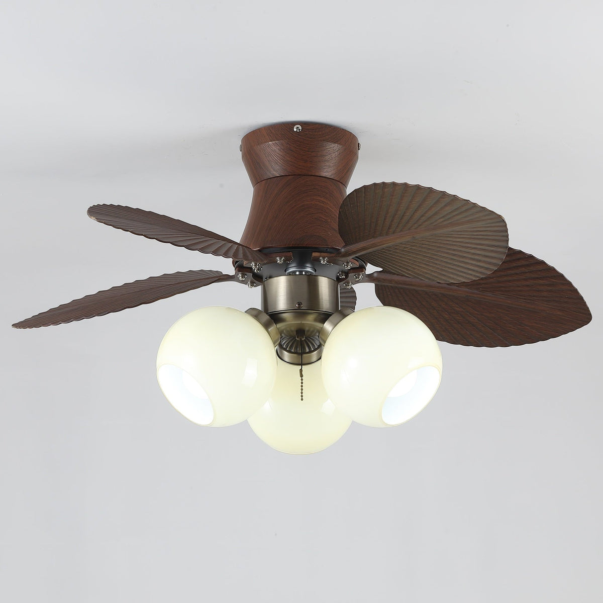Walden Deckenventilator mit Beleuchtung aus Eiche