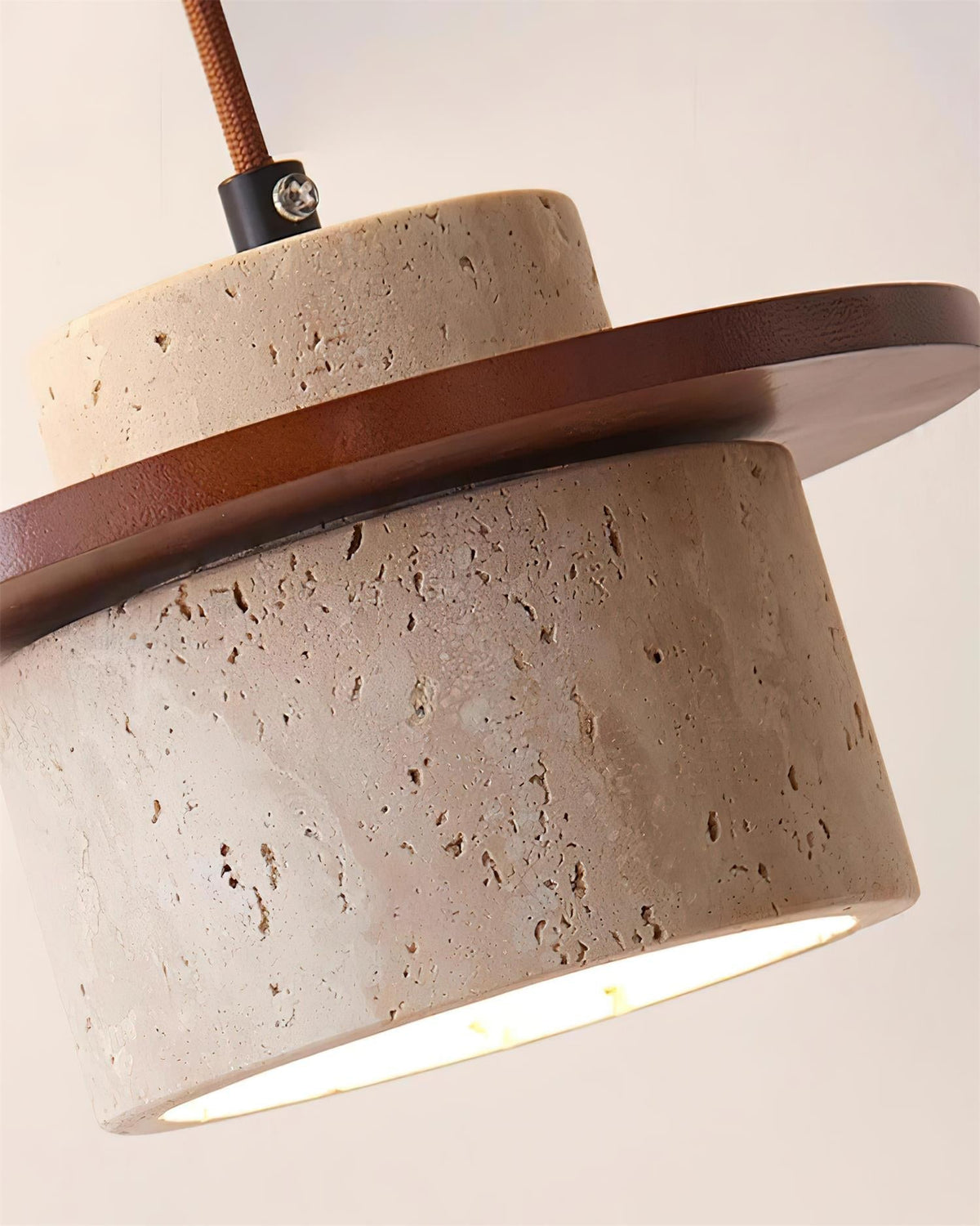 Eluno Pendelleuchte Multi-Light Travertin