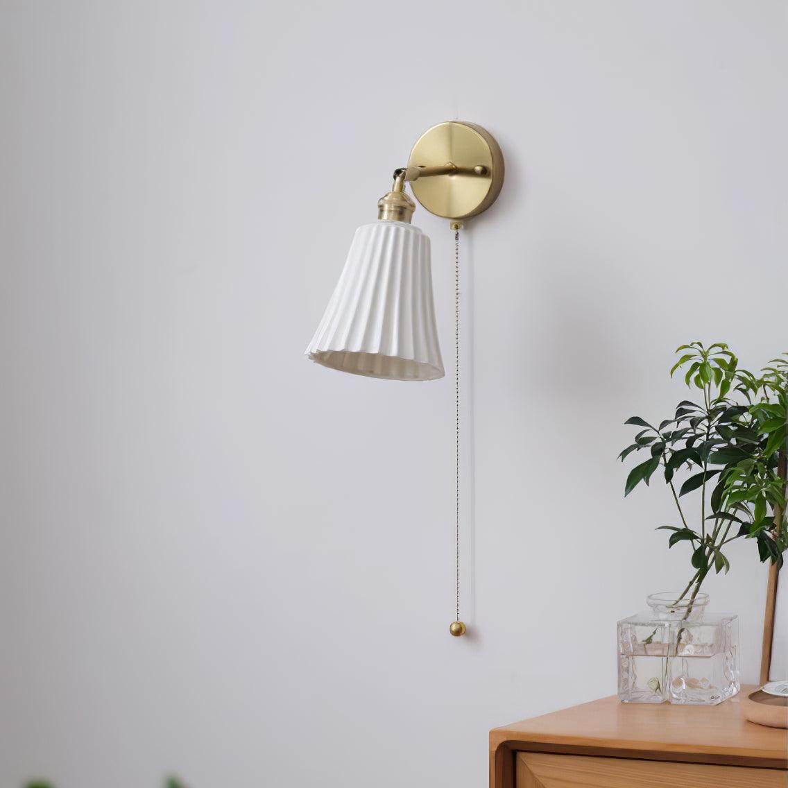 Nominex Keramik-Wandleuchte im Vintage-Stil
