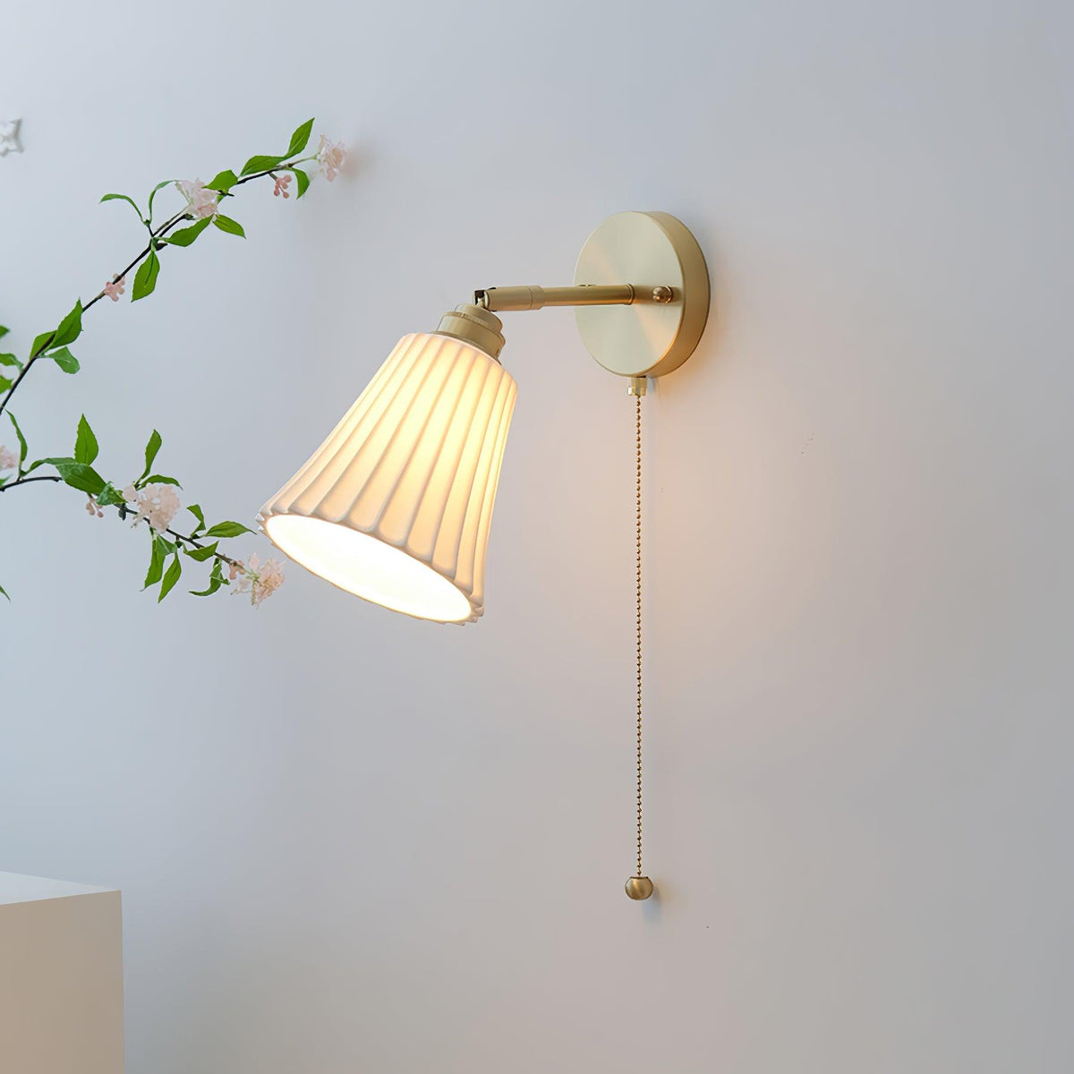 Nominex Keramik-Wandleuchte im Vintage-Stil
