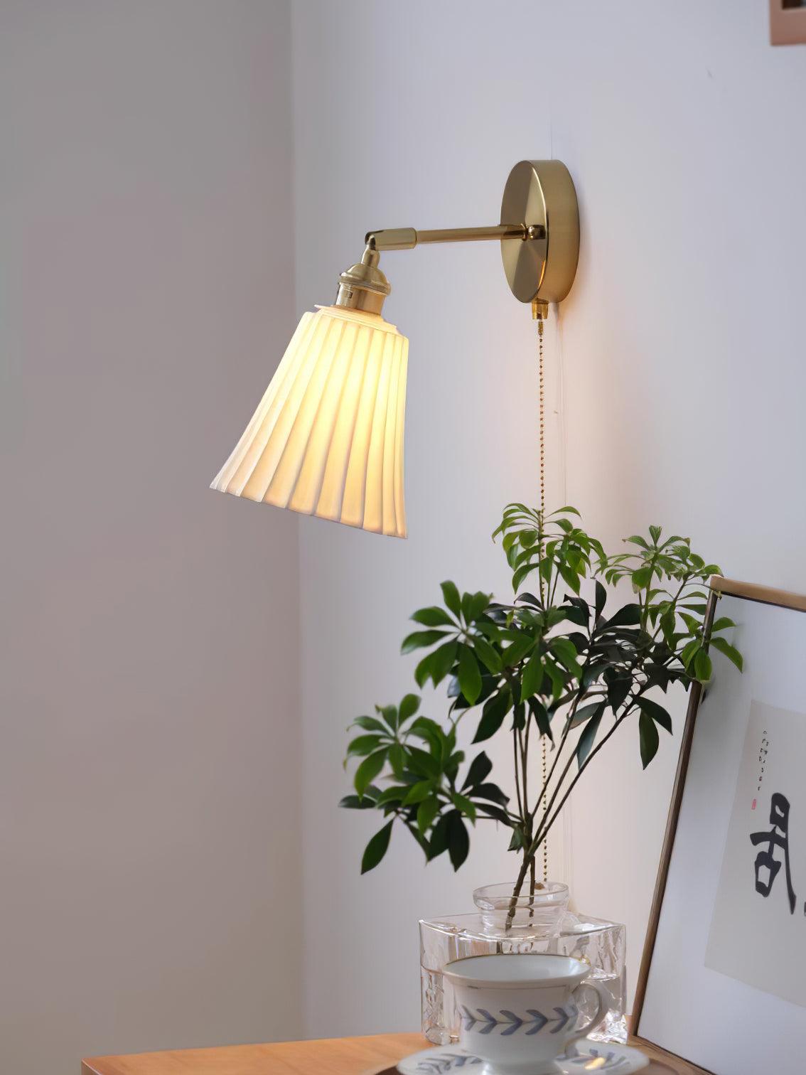Nominex Keramik-Wandleuchte im Vintage-Stil