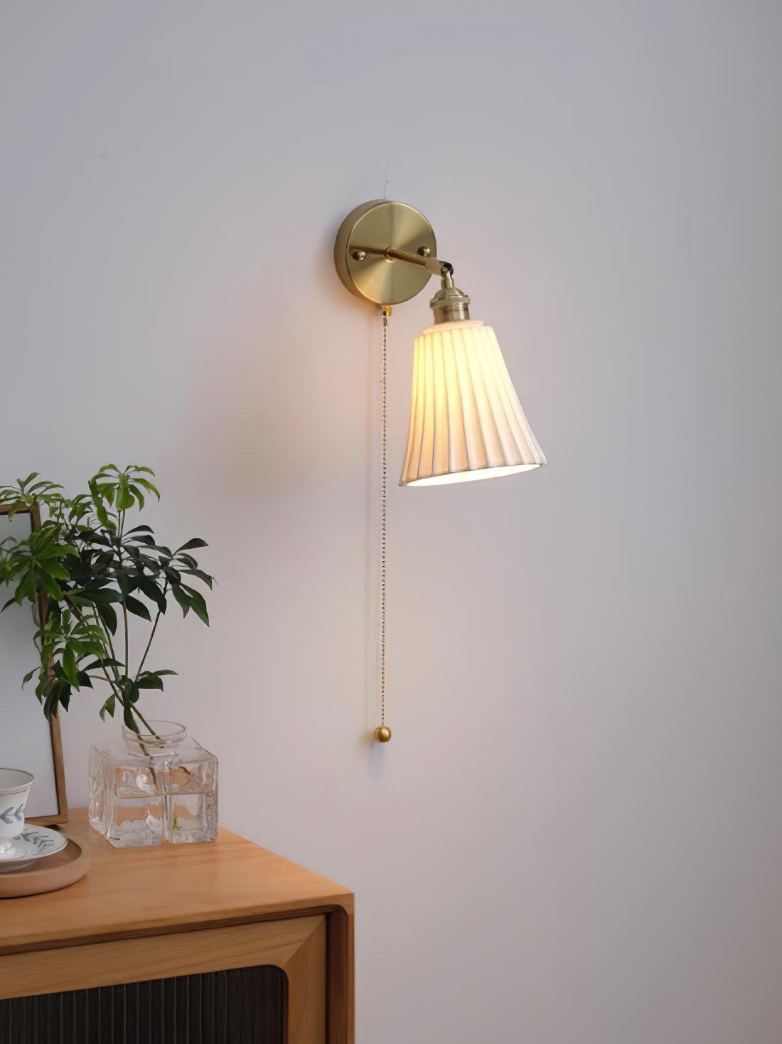Nominex Keramik-Wandleuchte im Vintage-Stil