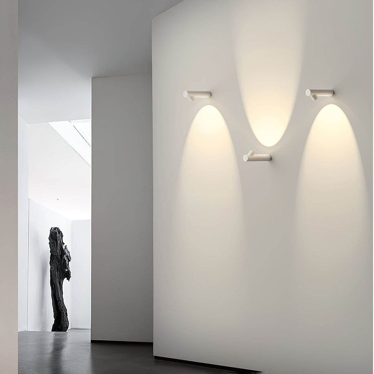 Pipeline zeitgenössische minimalistische Röhren-Wandleuchte