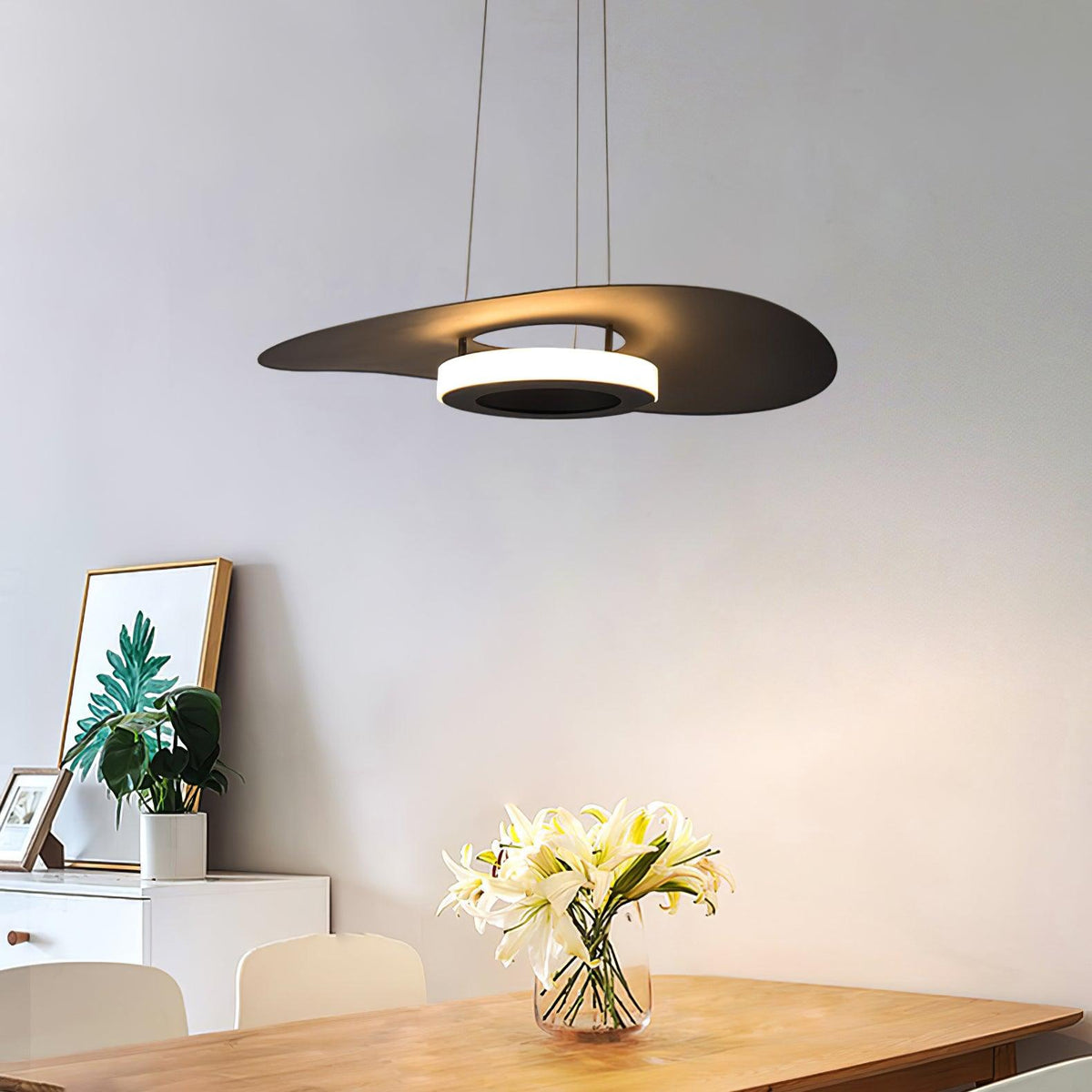 Woka Pendelleuchte Aluminium UFO-Ring Minimalistisch