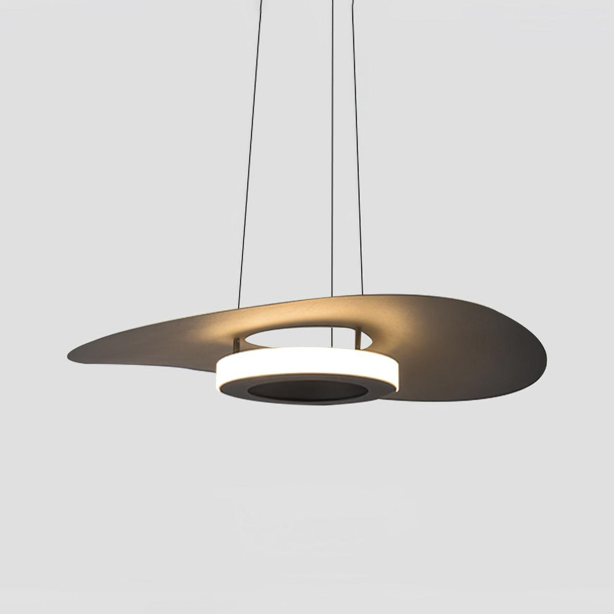 Woka Pendelleuchte Aluminium UFO-Ring Minimalistisch