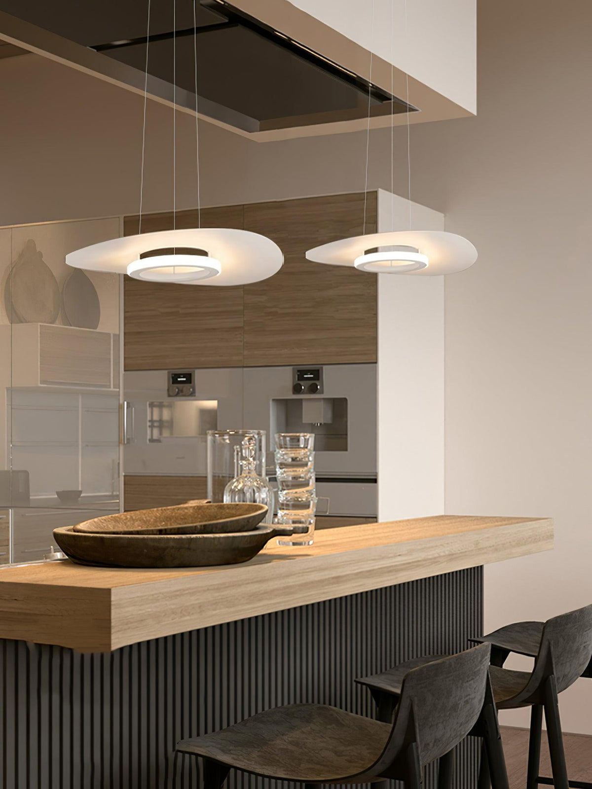 Woka Pendelleuchte Aluminium UFO-Ring Minimalistisch