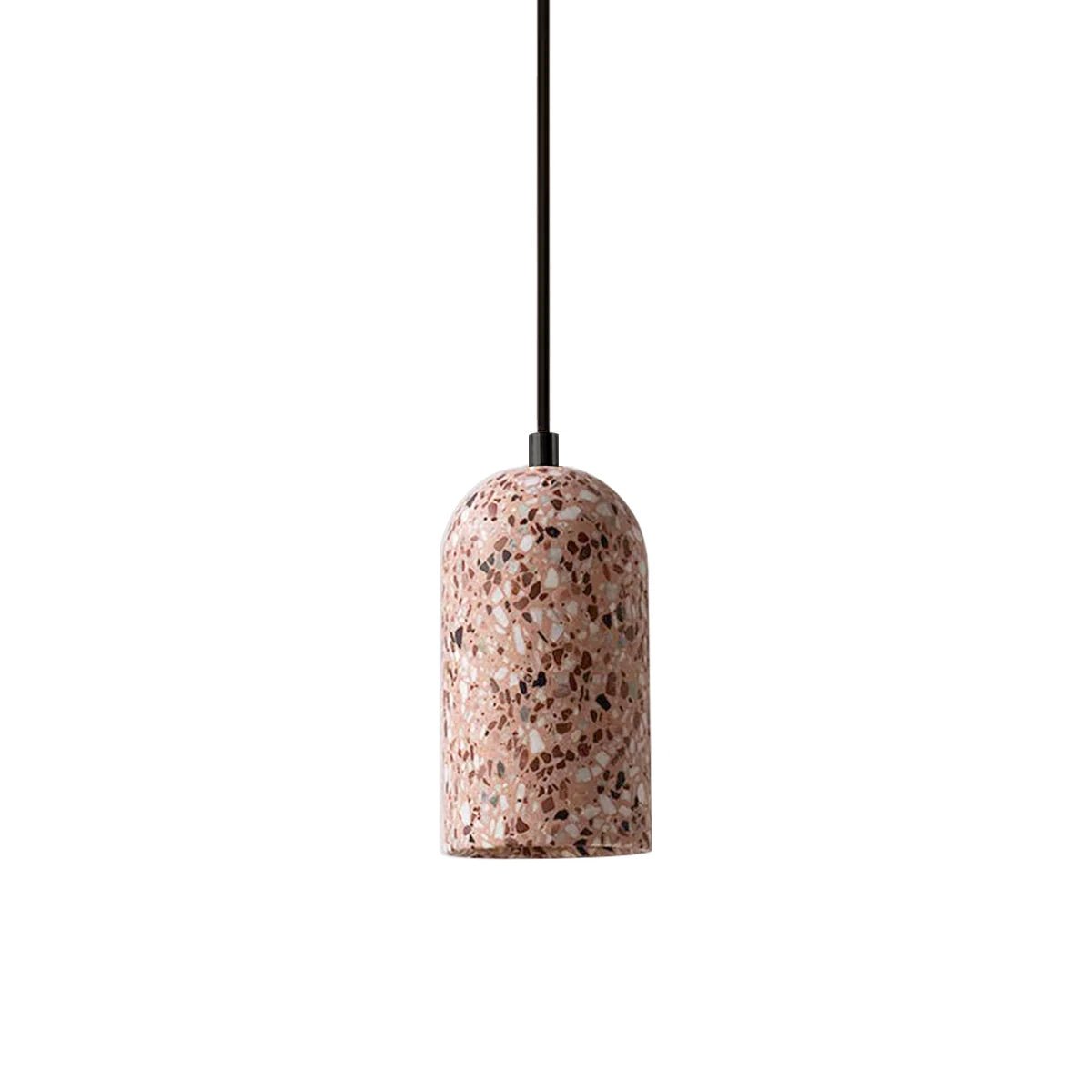 Brol Terrazzo Pendelleuchte im Industrie-Stil in Beton grau