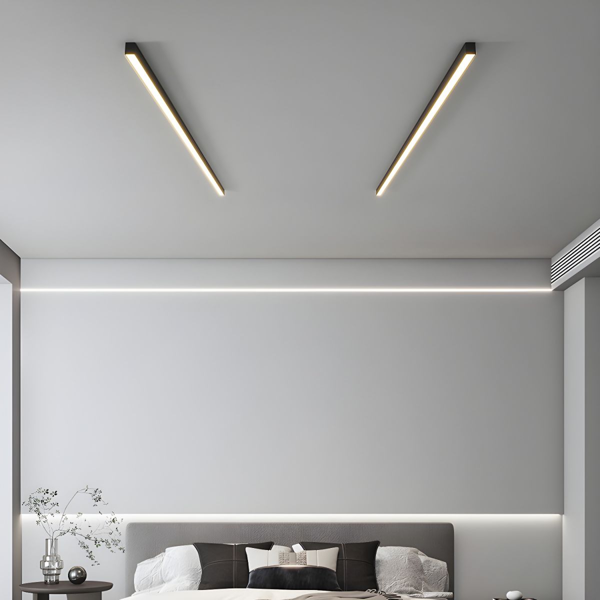 Somino Deckenleuchte Linear Ultra Slim Minimalistisch Funktional