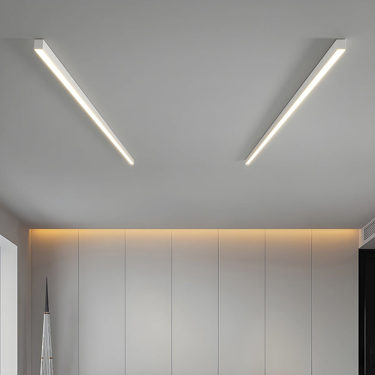 Somino Deckenleuchte Linear Ultra Slim Minimalistisch Funktional