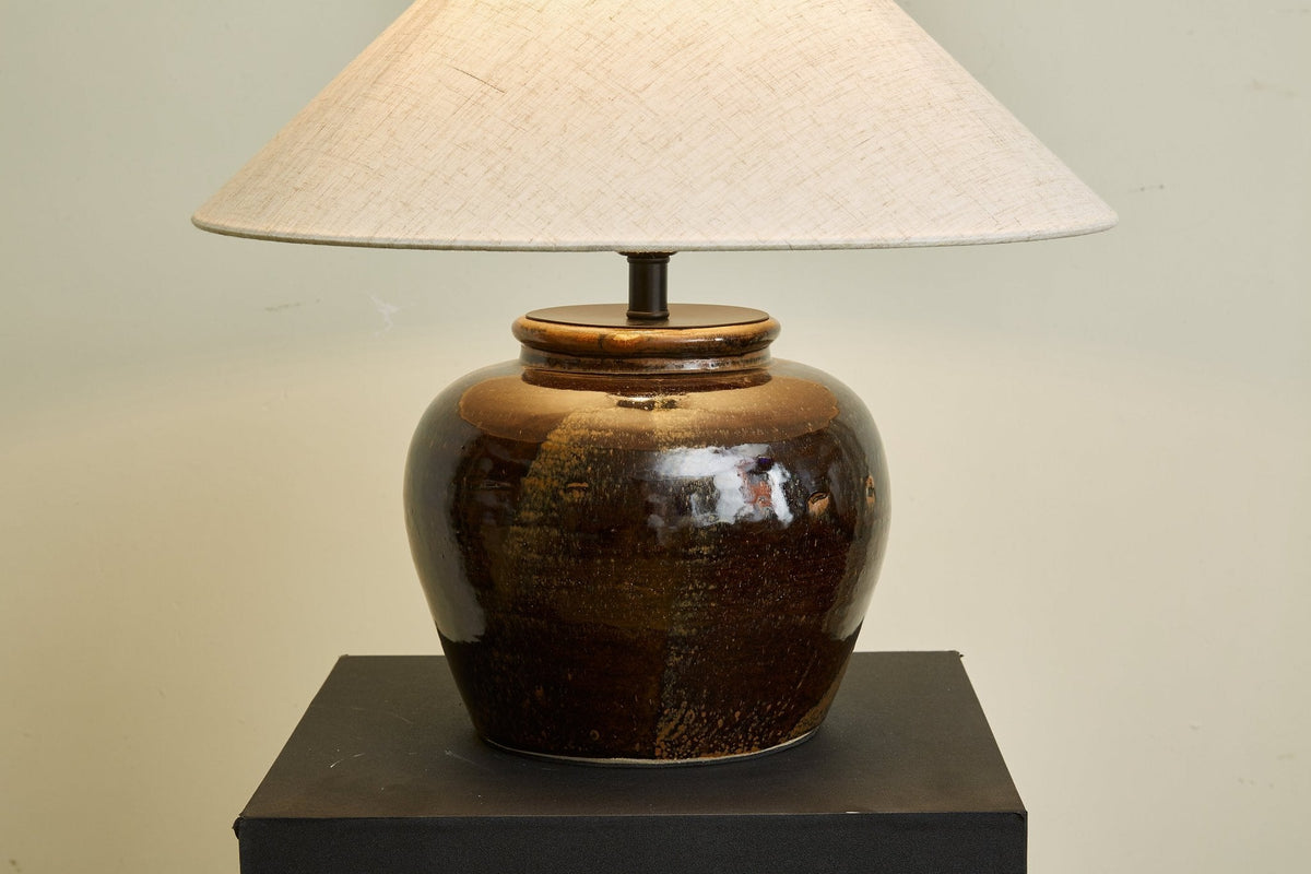 Ravien Umber Jar-Tischleuchte