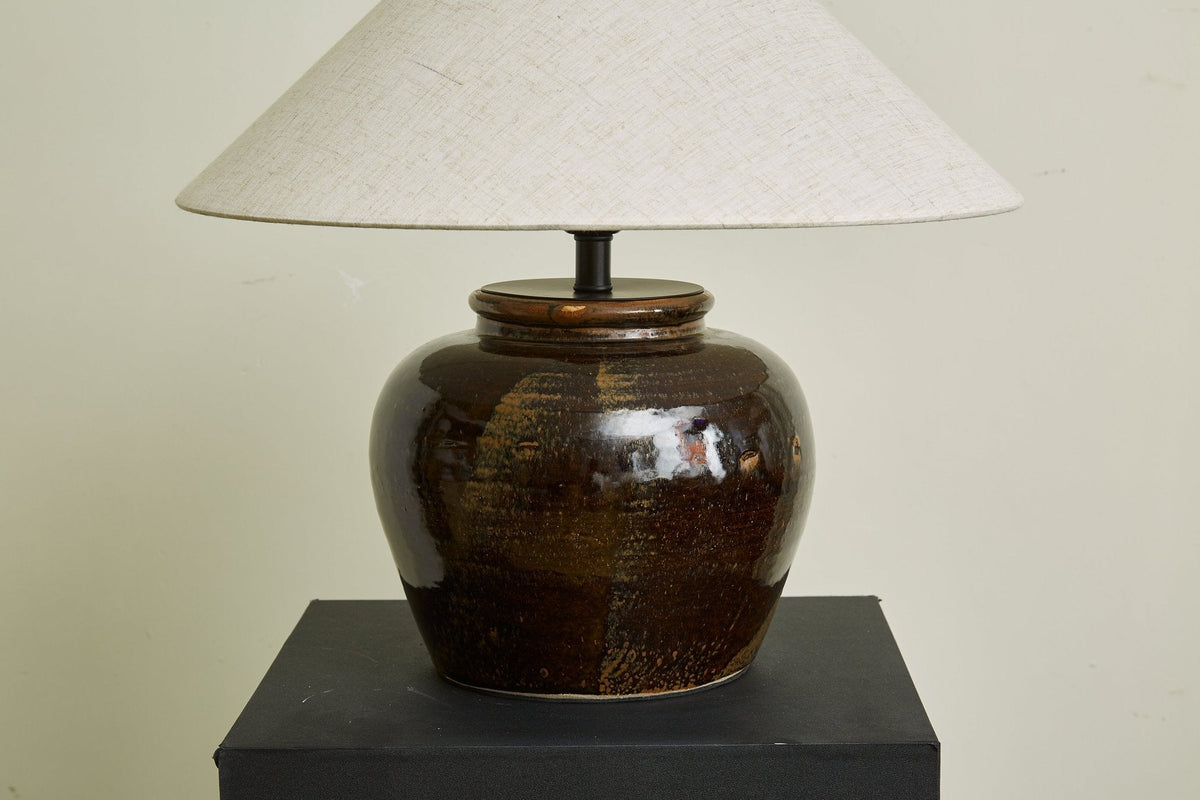 Ravien Umber Jar-Tischleuchte