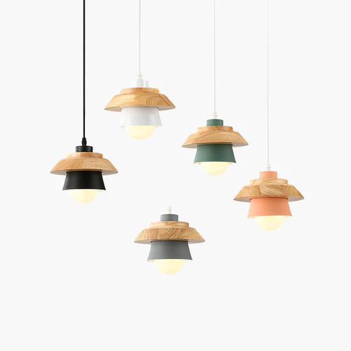 Arisha Moderne LED Pendelleuchte Weiß/Schwarz Schlaf/Arbeitszimmer