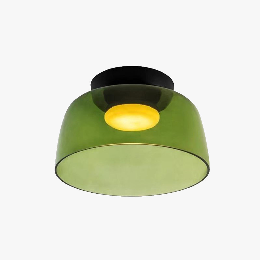 Aria Nordic Deckenleuchte Grün Glas Wohn/Schlafzimmer