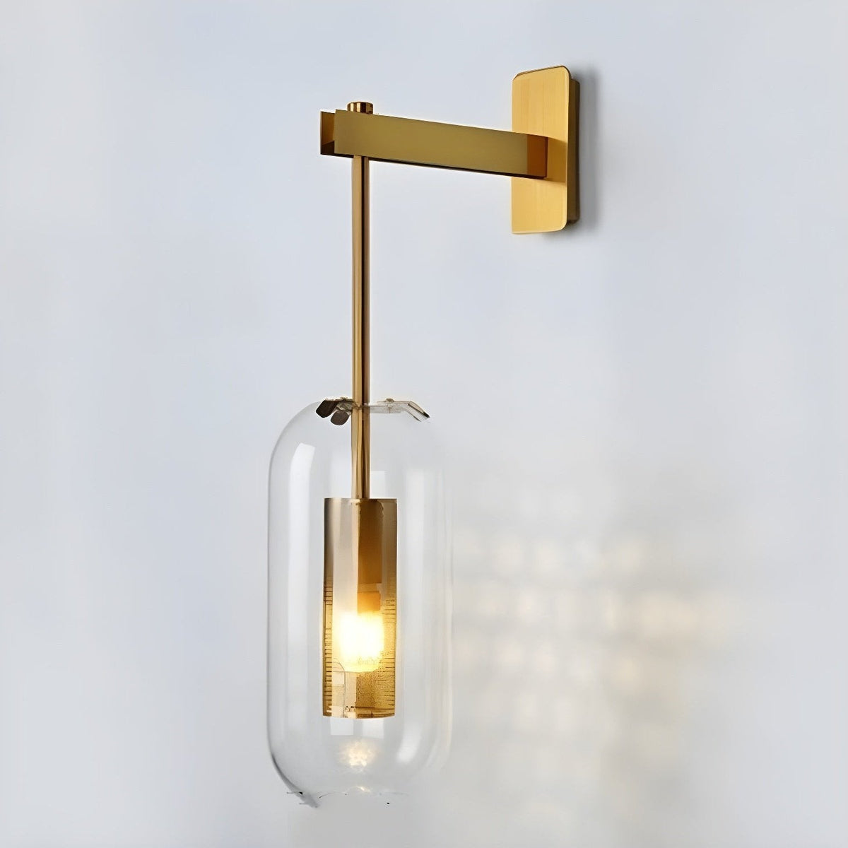 Eirinette Premium skandinavische Kunstglas-Wandleuchte