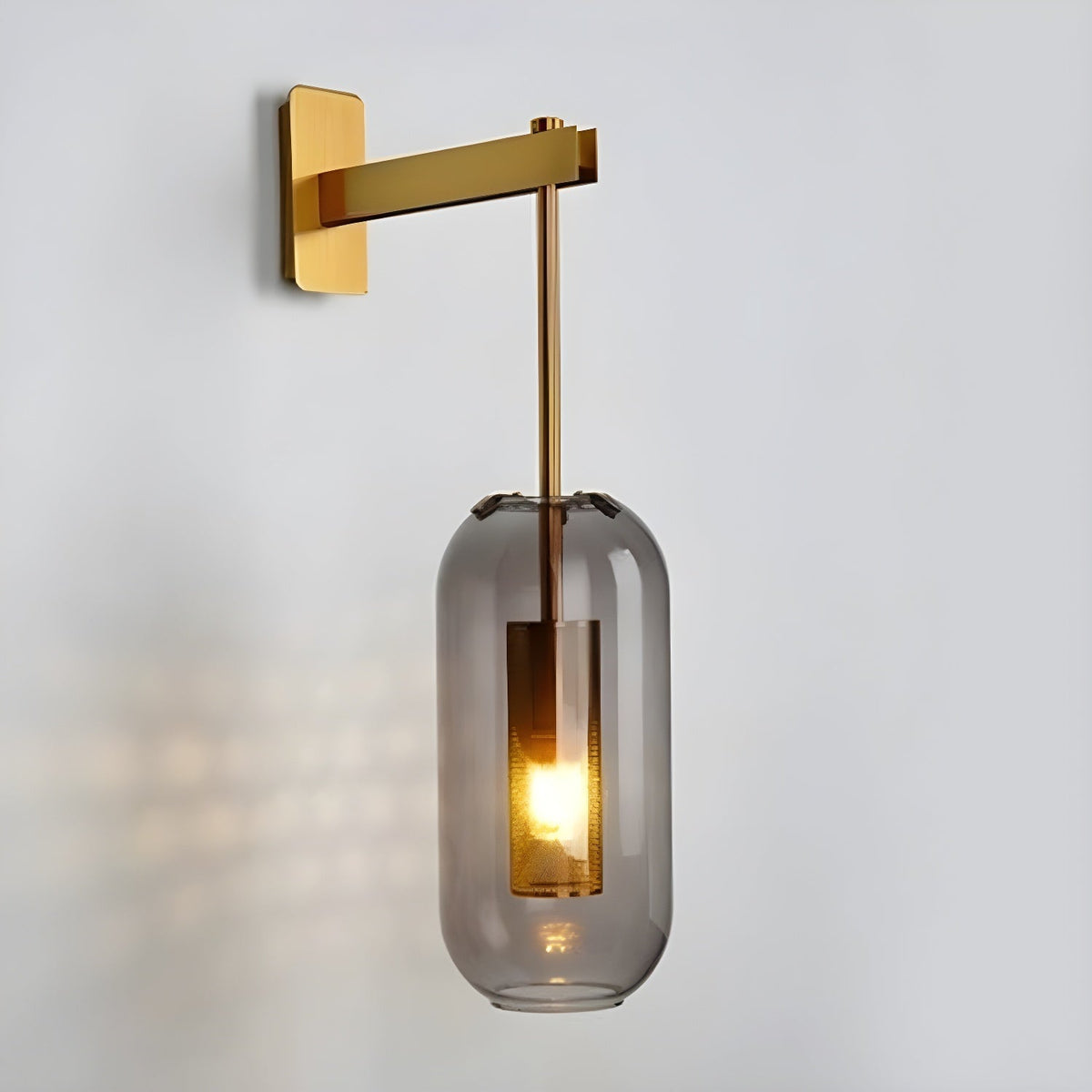 Eirinette Premium skandinavische Kunstglas-Wandleuchte
