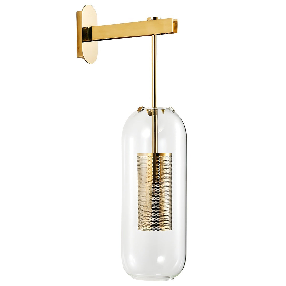 Eirinette Premium skandinavische Kunstglas-Wandleuchte