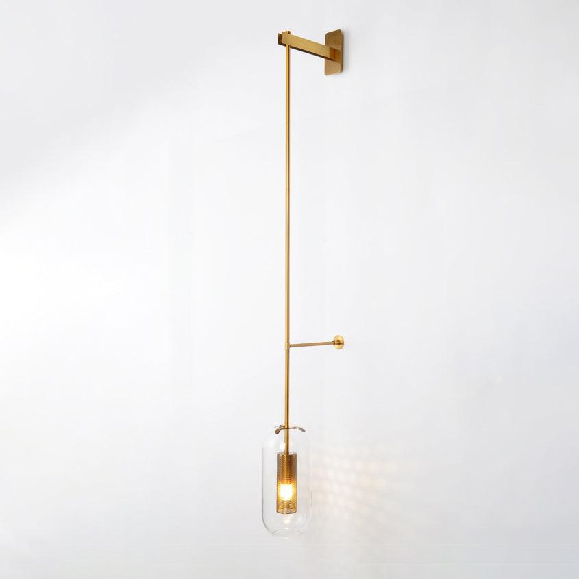 Dae zeitgenössische minimalistische Wandleuchte aus Glas