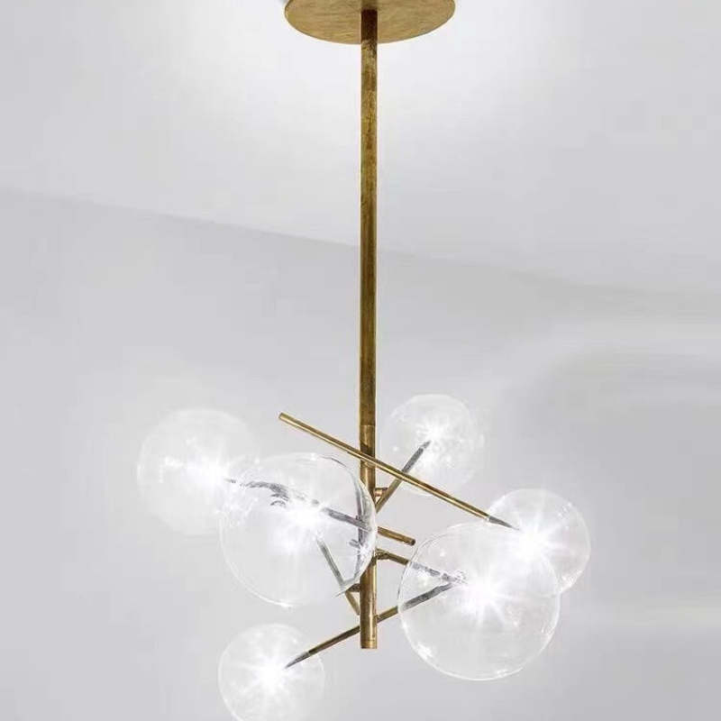 Valentina Bubble Branch LED Kronleuchter Gold Küche/Esszimmer Glas&Metall