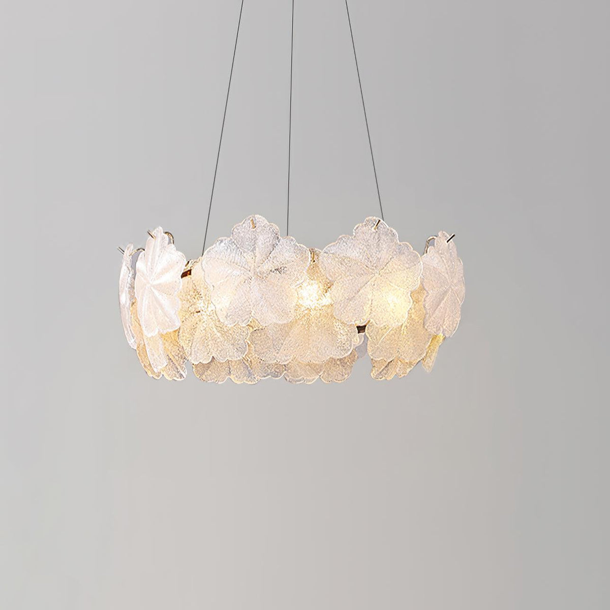Vitheir Kronleuchter aus Glas in Blumenform