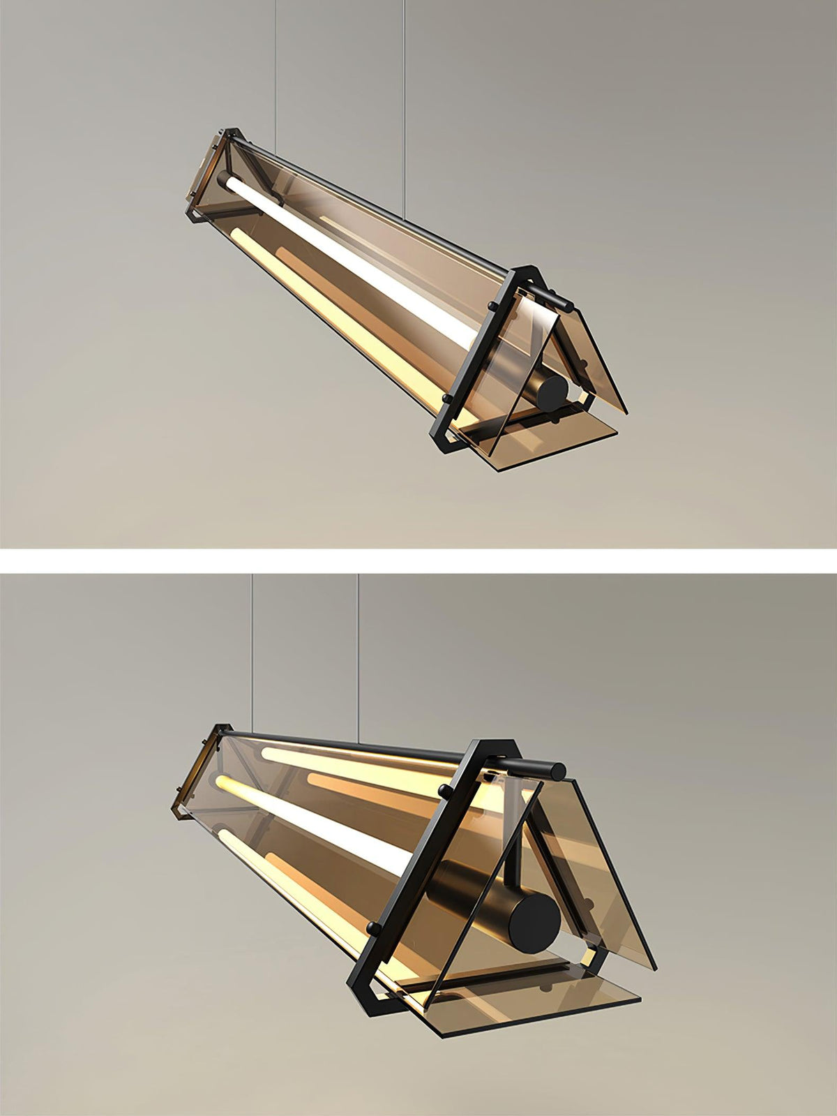 Carven Pendelleuchte aus Glas minimalistisch