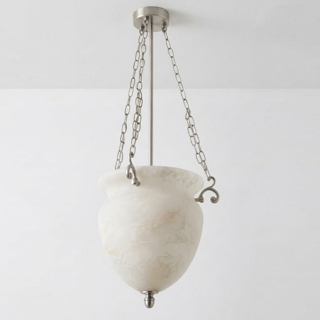Ashcombe Alabaster-Pendelleuchte