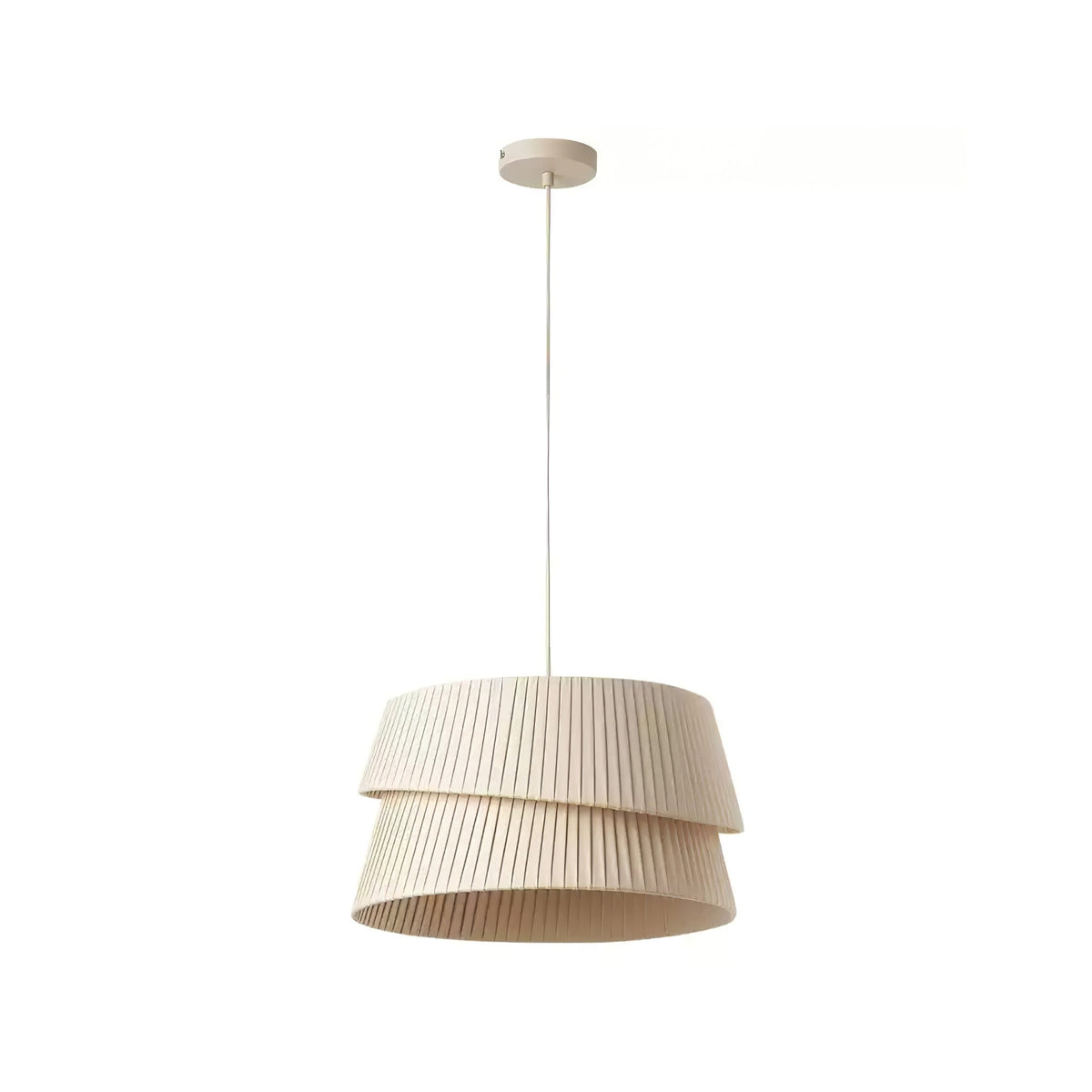 Ilira PremiumElegance Twist Pendelleuchte aus Stoff