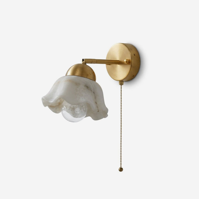 Mavenhurst Alabaster-Wandleuchte
