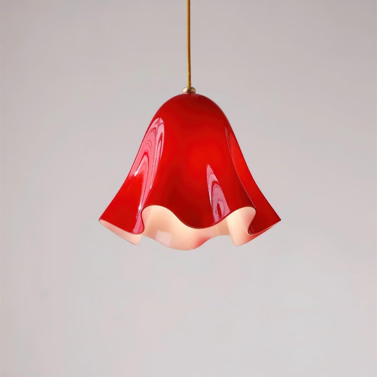Arden Pendelleuchte aus Glas ohne Perlen