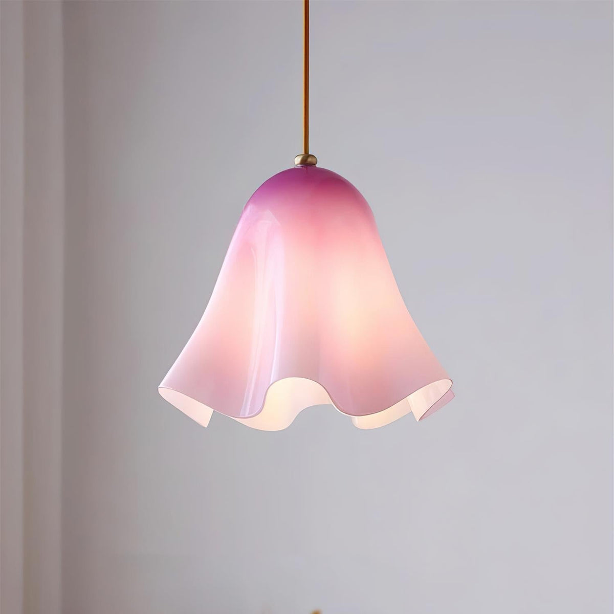Arden Pendelleuchte aus Glas ohne Perlen